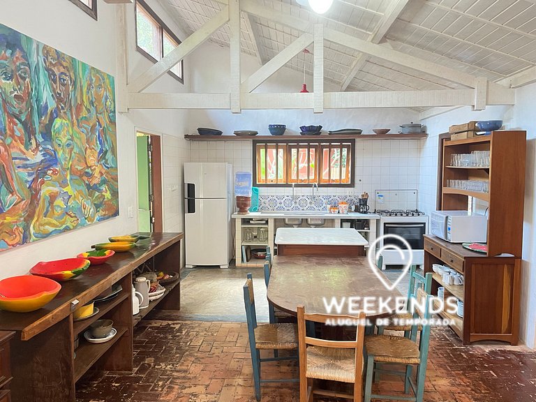 Casa das Jaqueiras - 3 min from Camburi Beach