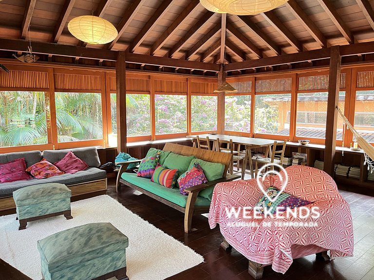 Casa das Jaqueiras - 3 min from Camburi Beach