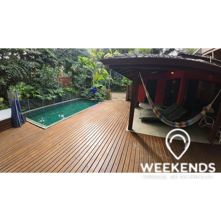 Casa Tubarão piscina climatizada Playa de Camburi