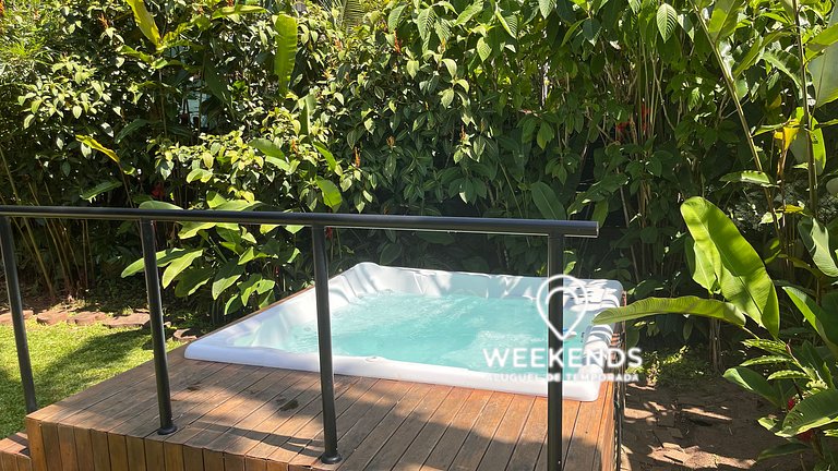 Casa Charmosa - Jacuzzi aquecida na praia Camburi