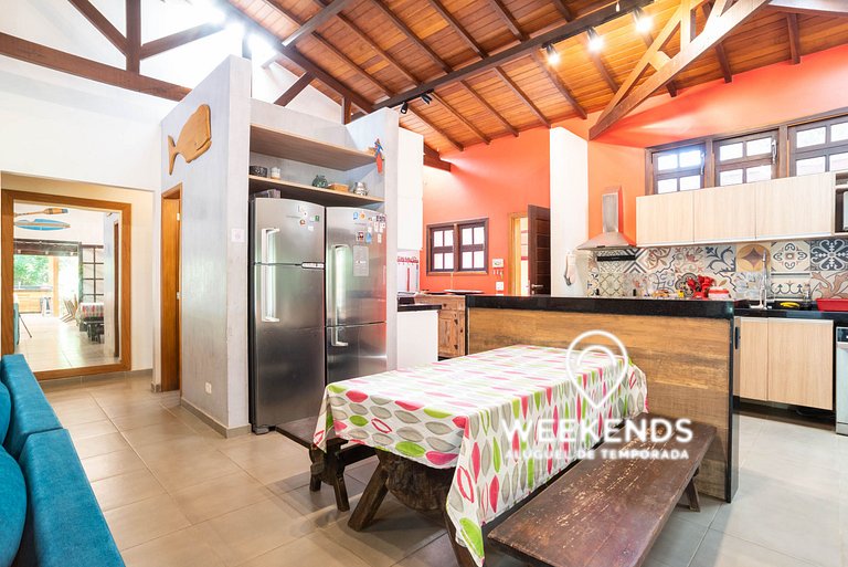 Casa Tubarão piscina climatizada Playa de Camburi