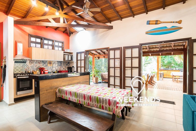 Casa Tubarão piscina climatizada Playa de Camburi