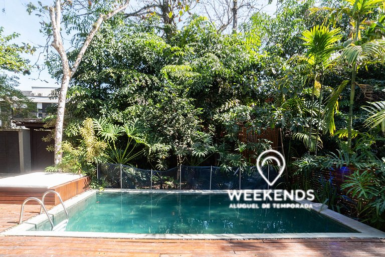Casa Tubarão piscina climatizada Playa de Camburi