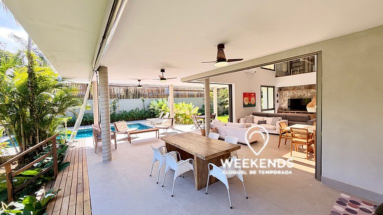 Casa Azaleia a 300 metros de la playa de Camburi