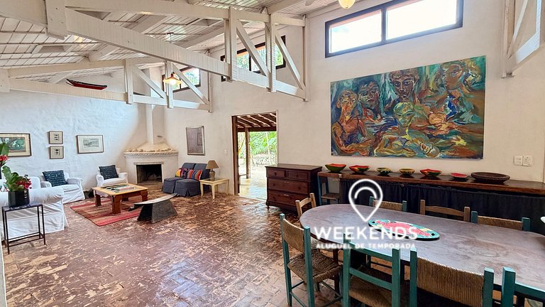 Casa das Jaqueiras - 3 min from Camburi Beach