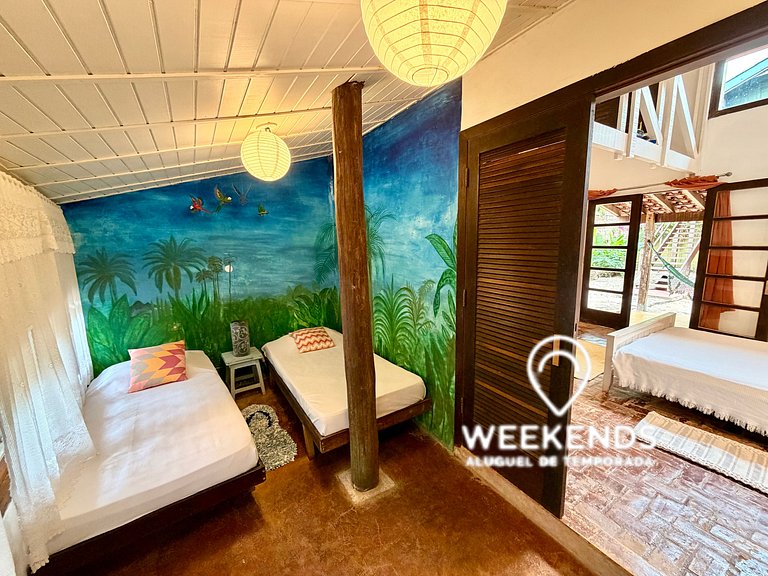Casa das Jaqueiras - 3 min from Camburi Beach